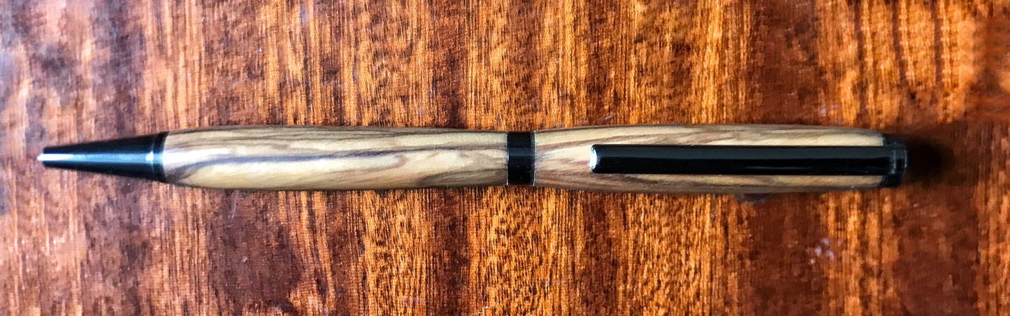 Zebrano wood Pen